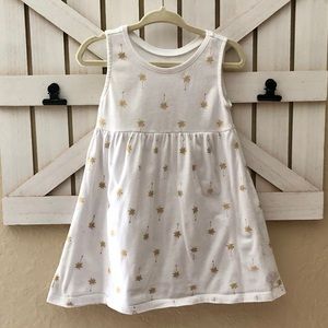 🌴Gold Palm Tree Dress